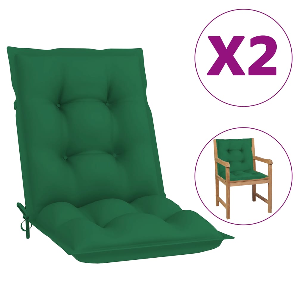 vidaXL 2/4x Garden Chair Cushion Outdoor Seating Pad Cushions Multi Colors-0
