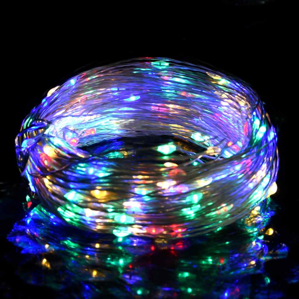 vidaXL LED String PVC Decoration Holiday Party Multi Colors 1181.1"/590.6"-13