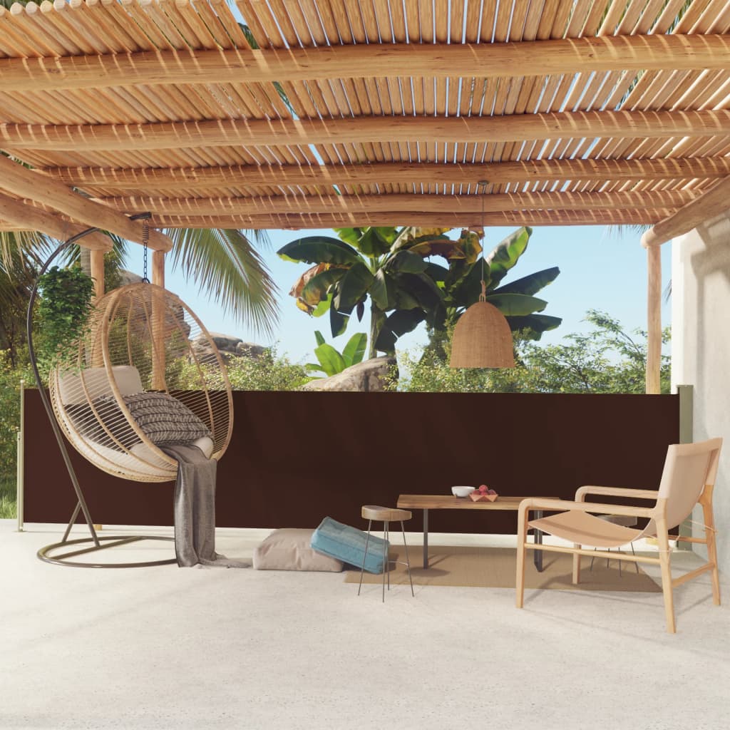 vidaXL Patio Retractable Side Awning Garden Privacy Screen Shade Multi Colors-58