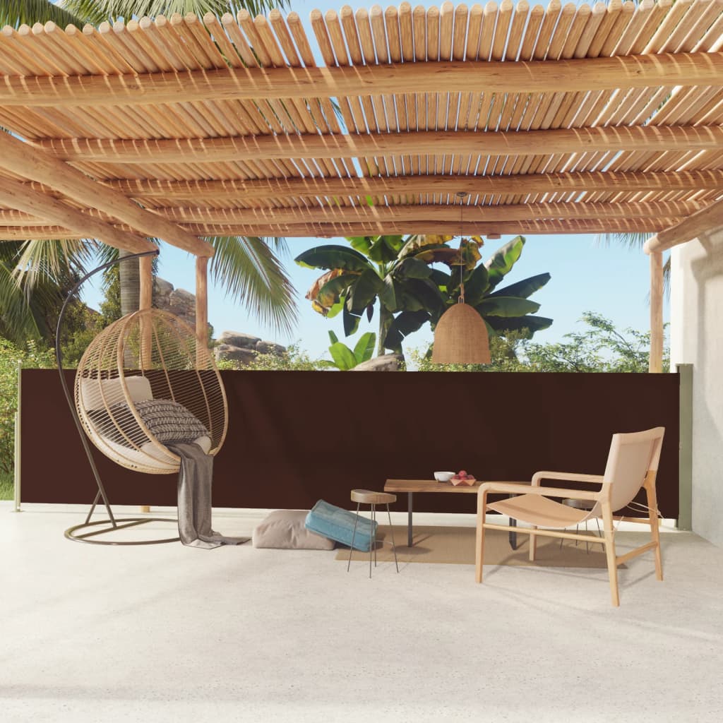 vidaXL Patio Retractable Side Awning Garden Privacy Screen Shade Multi Colors-52