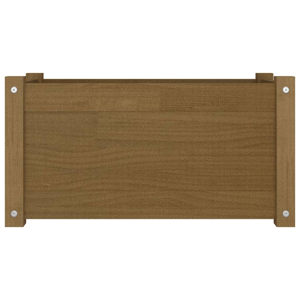 vidaXL Planter Decorative Patio Outdoor Plant Pot Flower Box Solid Wood Pine-9