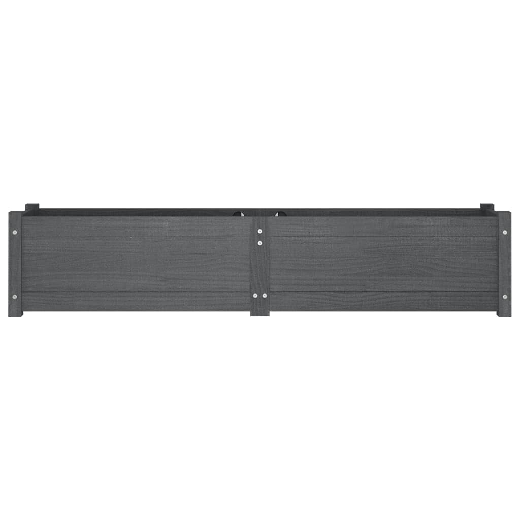 vidaXL Garden Raised Bed Outdoor Wooden Planter Box Garden Pot Solid Wood Pine-18