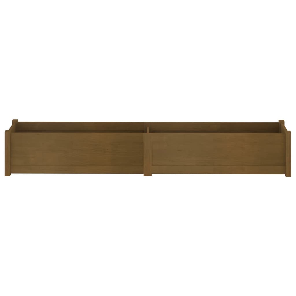 vidaXL Planter Outdoor Patio Raised Garden Bed Flower Box Solid Wood Pine-33