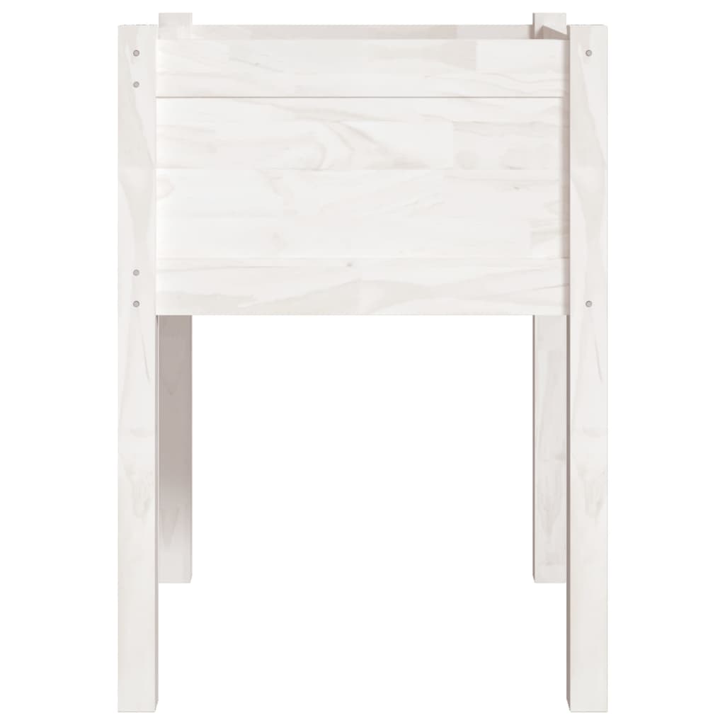 vidaXL Garden Planter Black 19.7"x19.7"x27.6" Solid Wood Pine-39