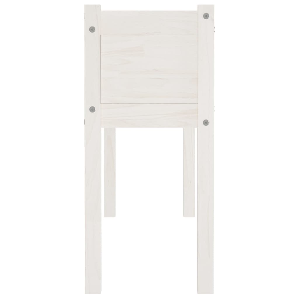 vidaXL Planter Outdoor Raised Garden Bed Flower Box with Legs Solid Wood Pine-17