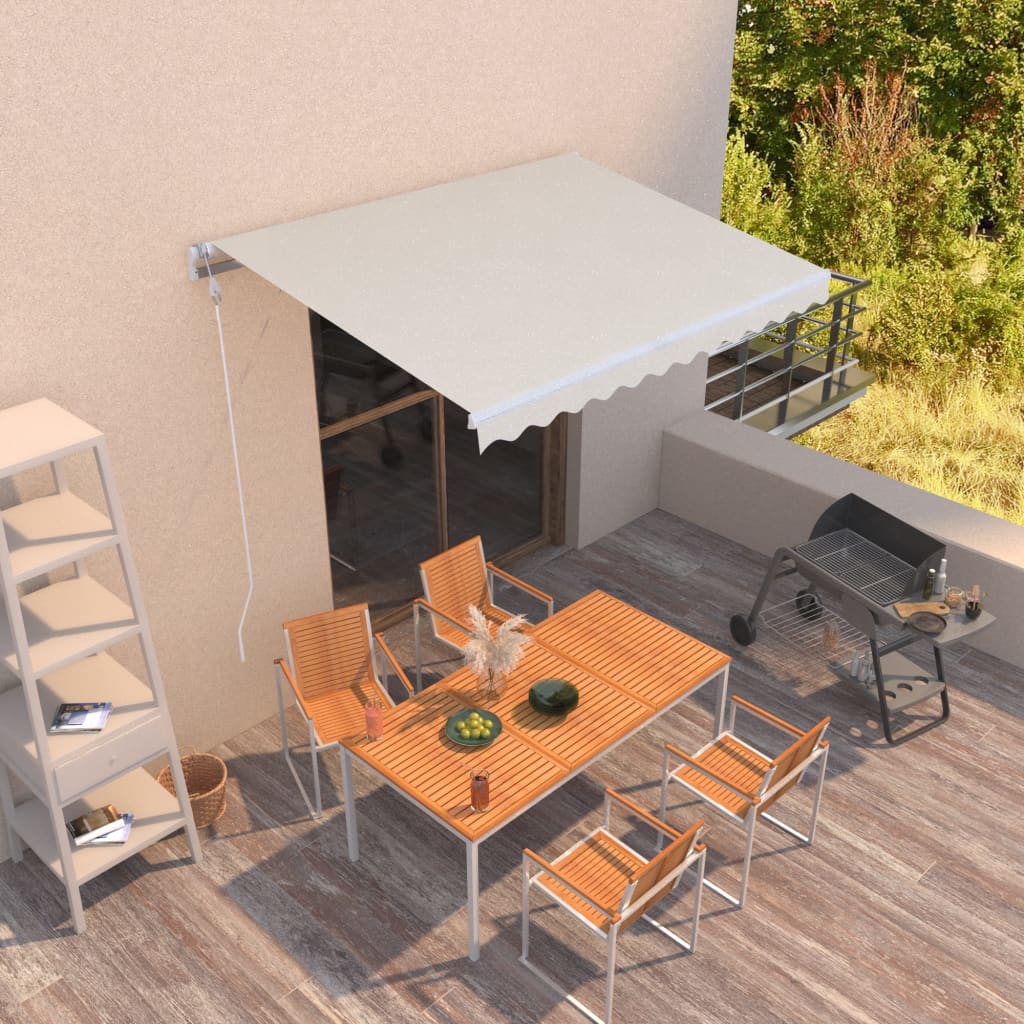 vidaXL Automatic Retractable Awning Folding Awning Multi Sizes Multi Colors-18