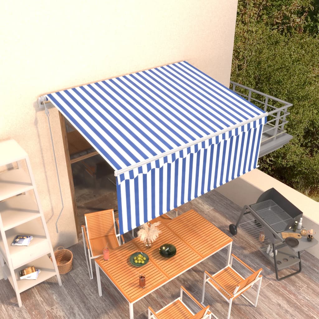 vidaXL Electric Awning Retractable Canopy Sunshade Shelter for Garden Porch-8