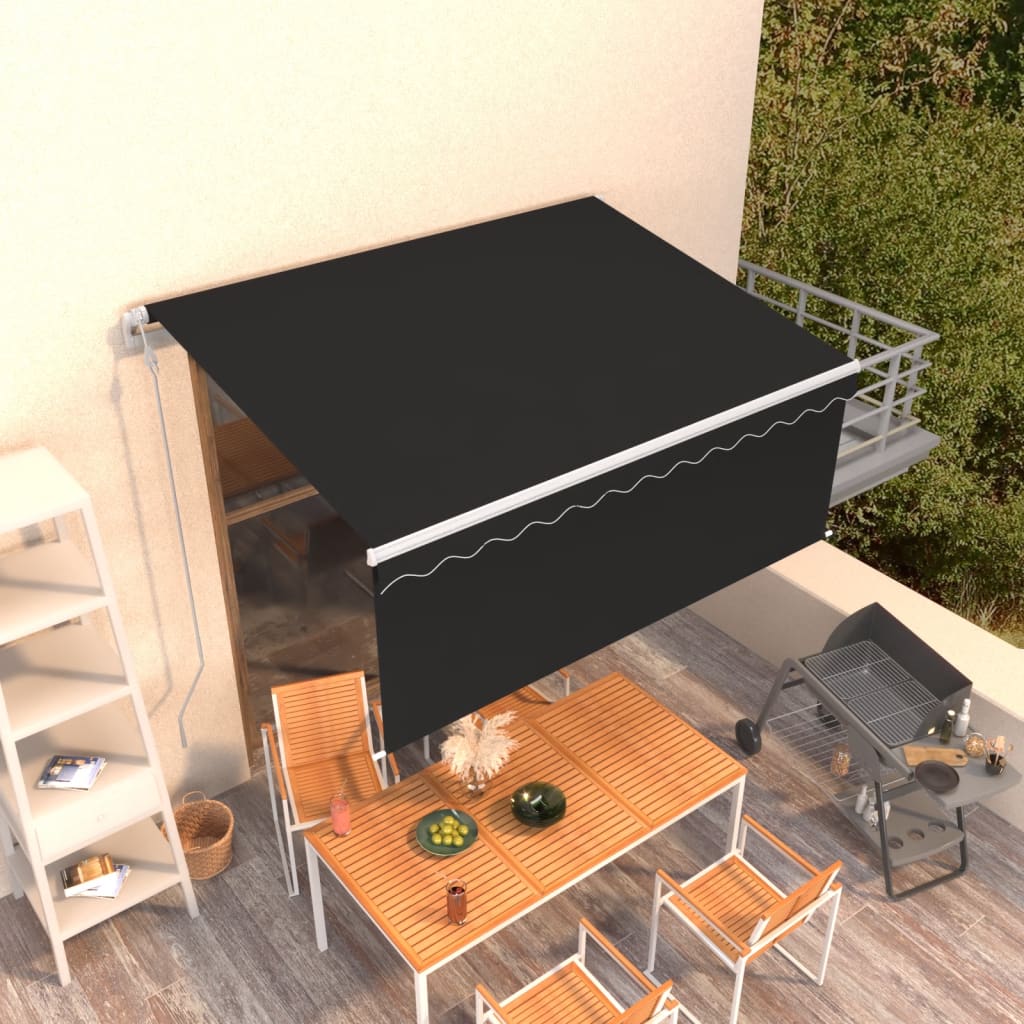 vidaXL Electric Awning Retractable Canopy Sunshade Shelter for Garden Porch-6