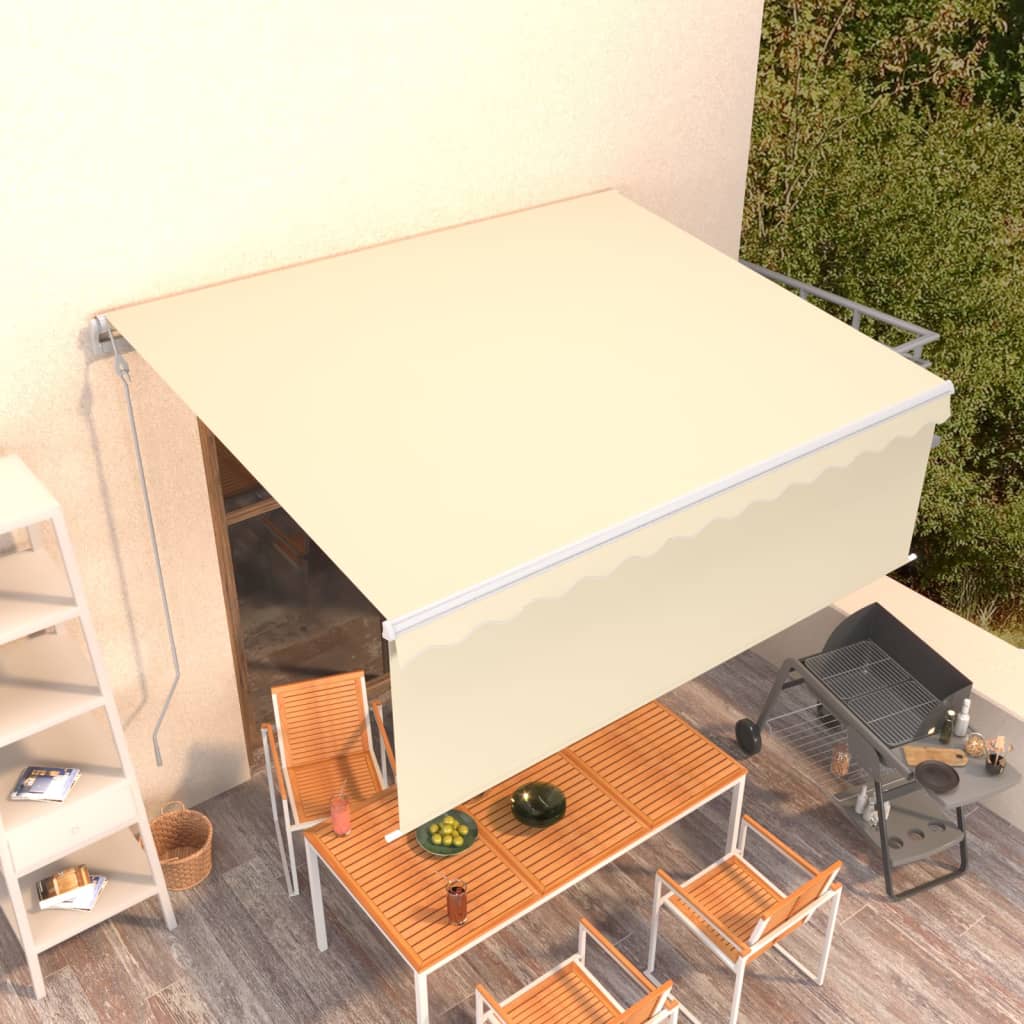 vidaXL Electric Awning Retractable Canopy Sunshade Shelter for Garden Porch-10