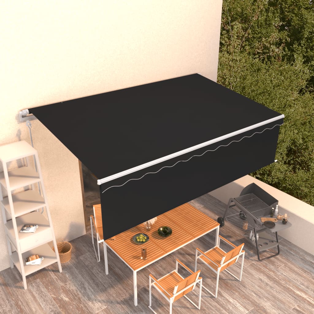 vidaXL Electric Awning Retractable Canopy Sunshade Shelter for Garden Porch-5