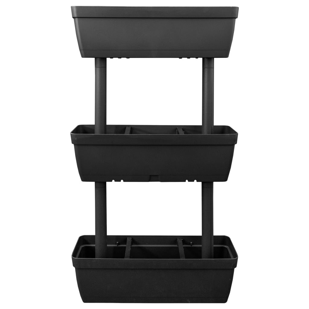 vidaXL Garden Planter 6 pcs 39.4" Anthracite-27