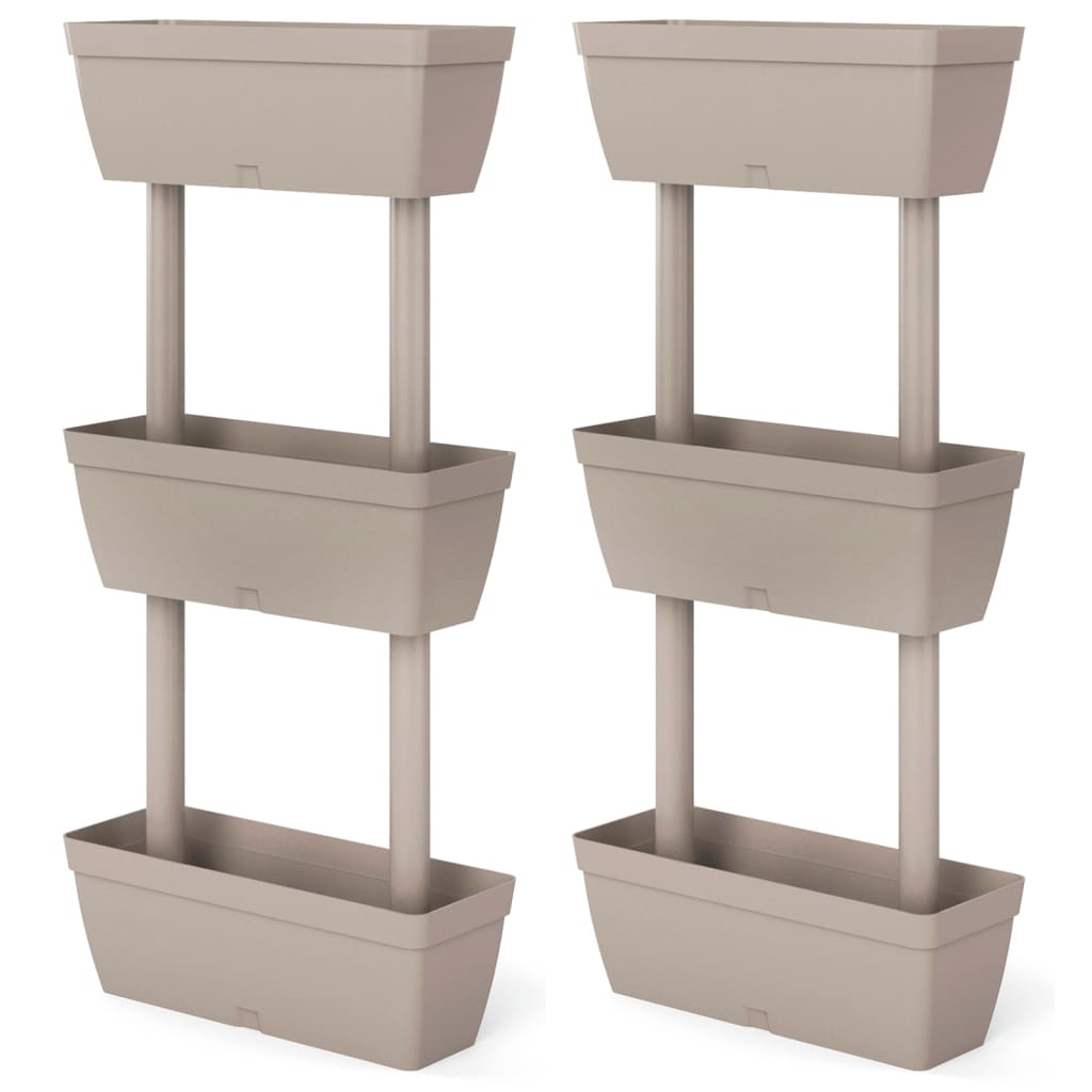 vidaXL Garden Planter 6 pcs 39.4" Anthracite-23