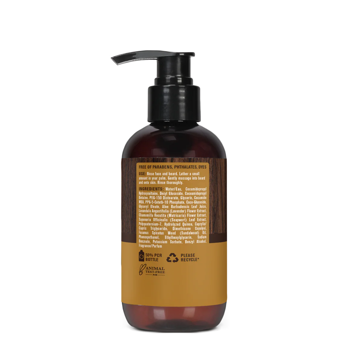 Sandalwood Beard + Face Wash 6.7 OZ