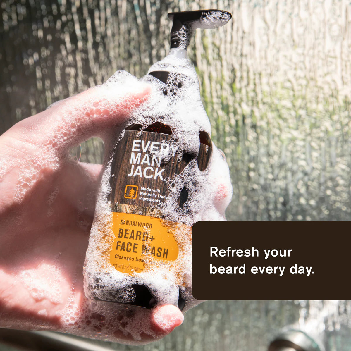 Sandalwood Beard + Face Wash 6.7 OZ