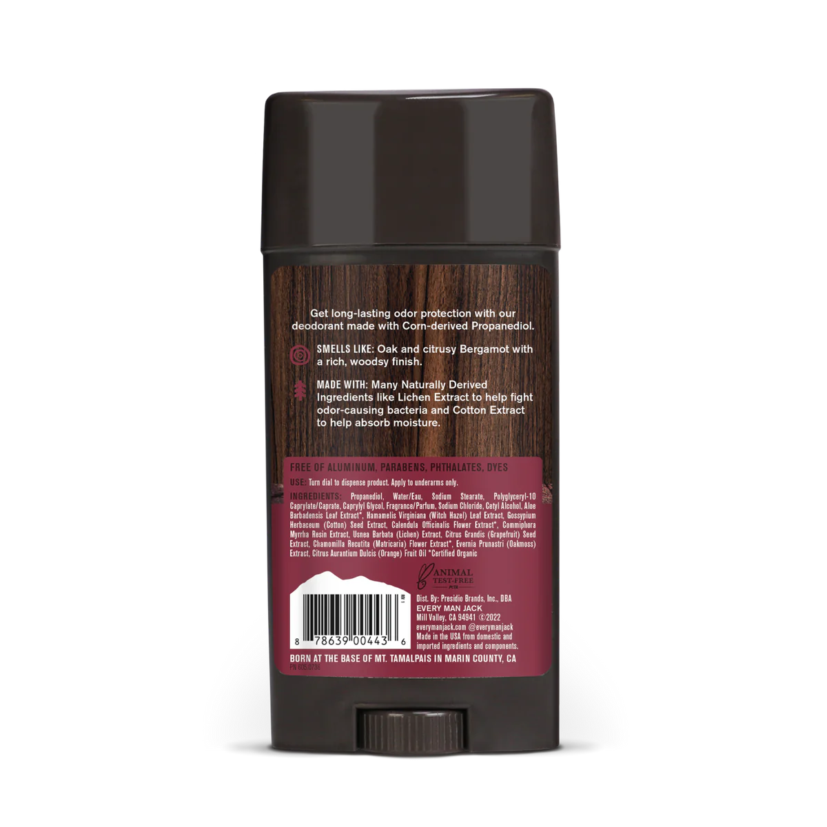 Every Man Jack Aluminum Free Deodorant Crimson Oak