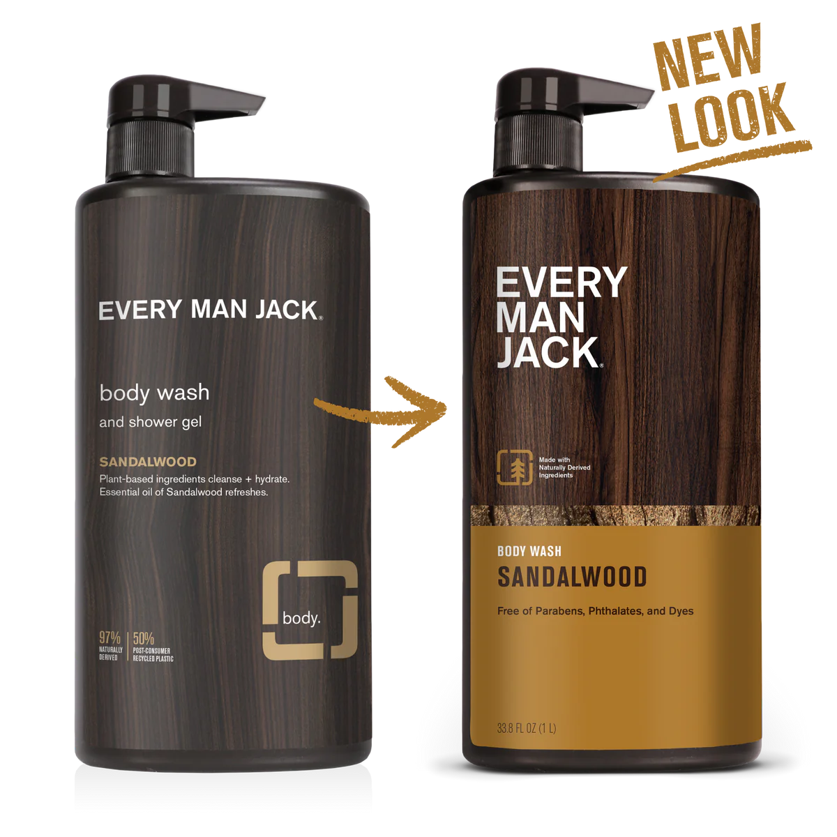 Sandalwood Body Wash 33.8 OZ