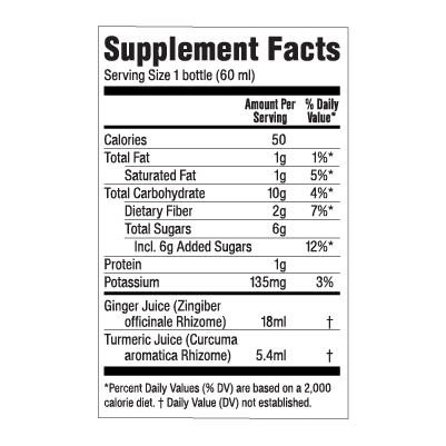 Ginger Rescue® Ginger Shots Turmeric Immunity