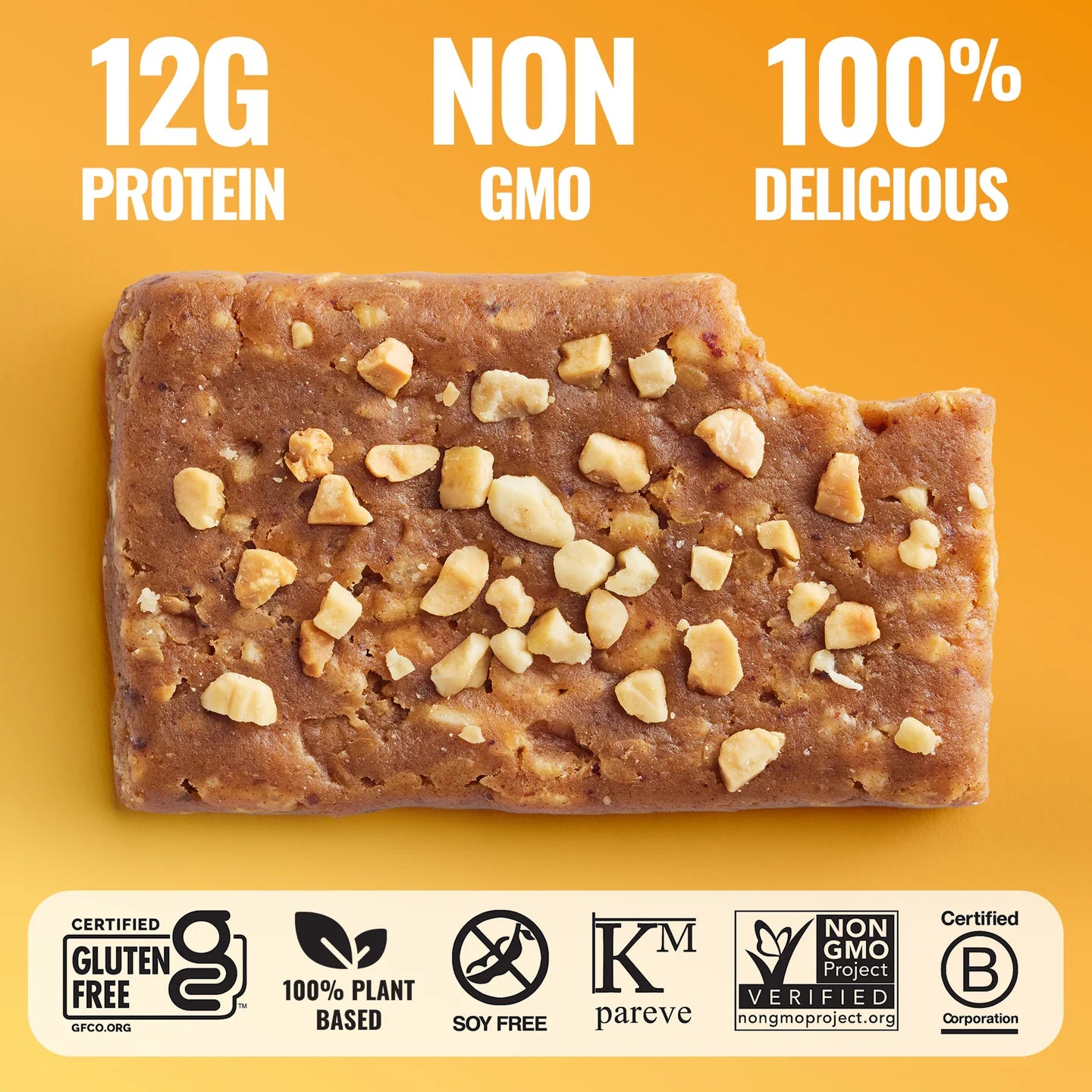 The GFB Peanut Butter Bars Box of 12