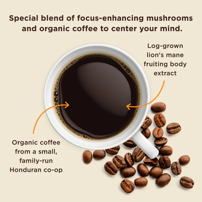 Think Ground Coffee: Lion's Mane Mushroom Blend