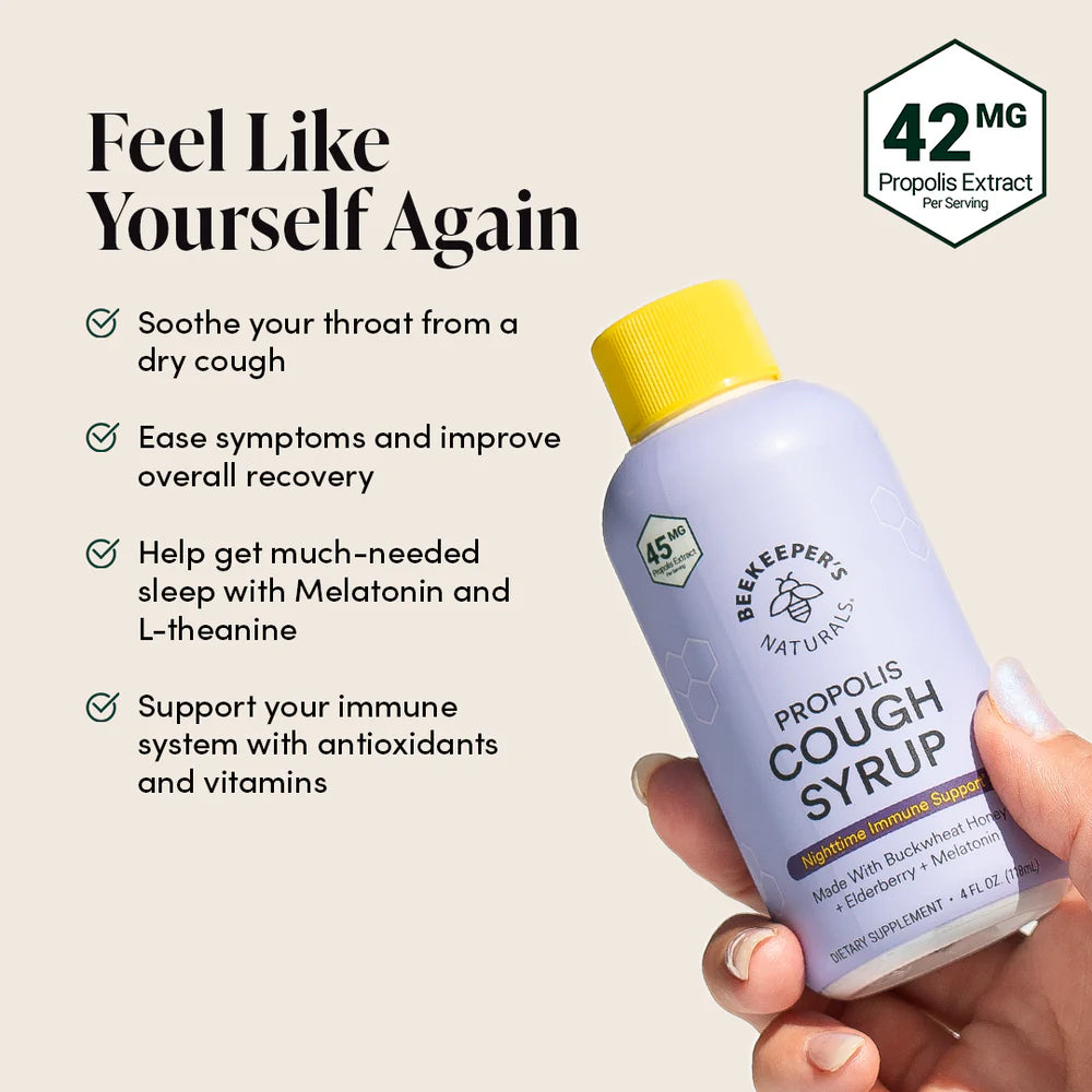 Nighttime Propolis Cough Syrup 4 Oz