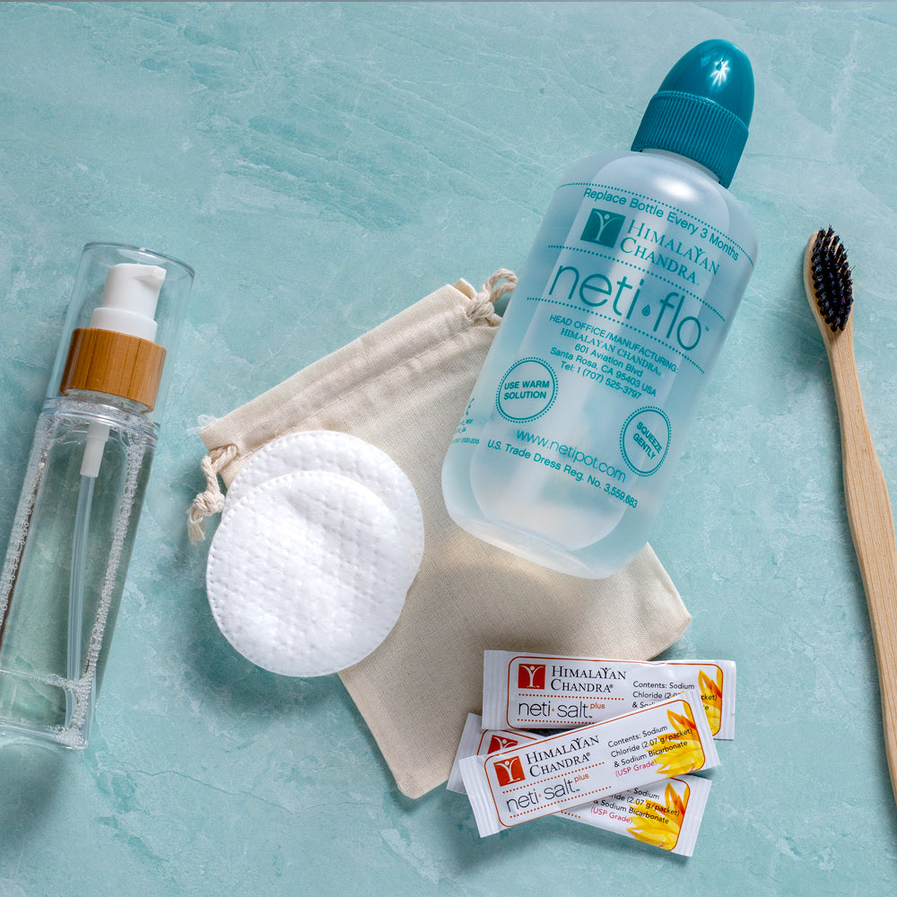 Himalayan Chandra Neti Flo with 30 Premixed Neti Salt Sachets
