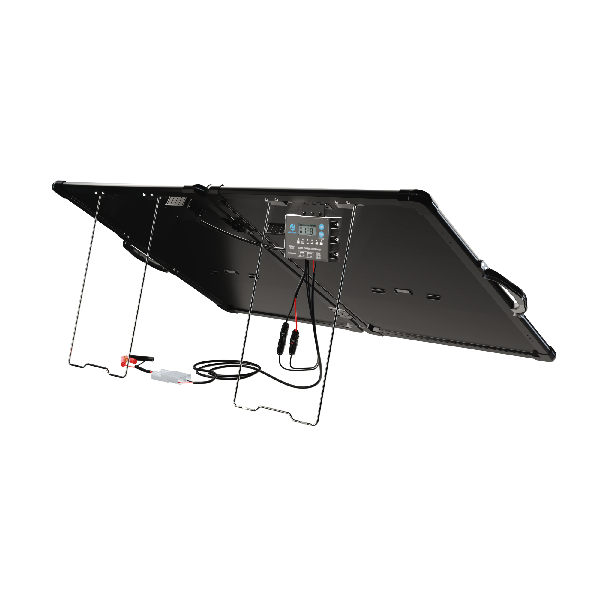 ACOPower Plk 120W Portable Solar Panel Kit, Lightweight Briefcase with 20A Charge Controller-45