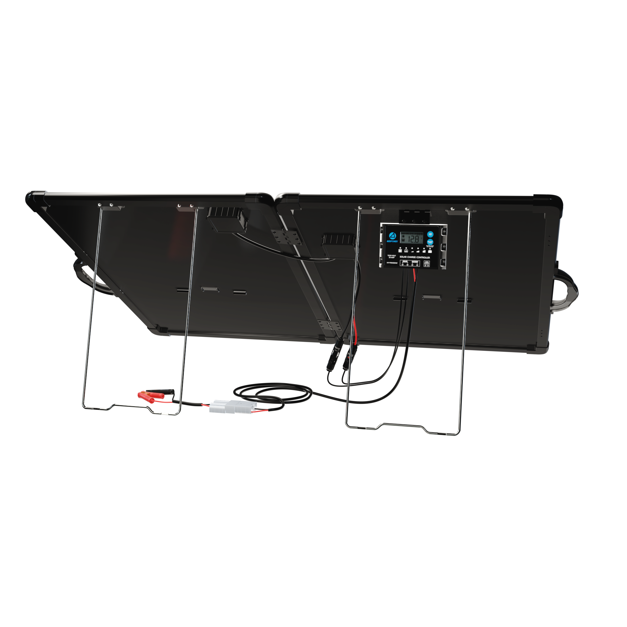 ACOPower Plk 120W Portable Solar Panel Kit, Lightweight Briefcase with 20A Charge Controller-50
