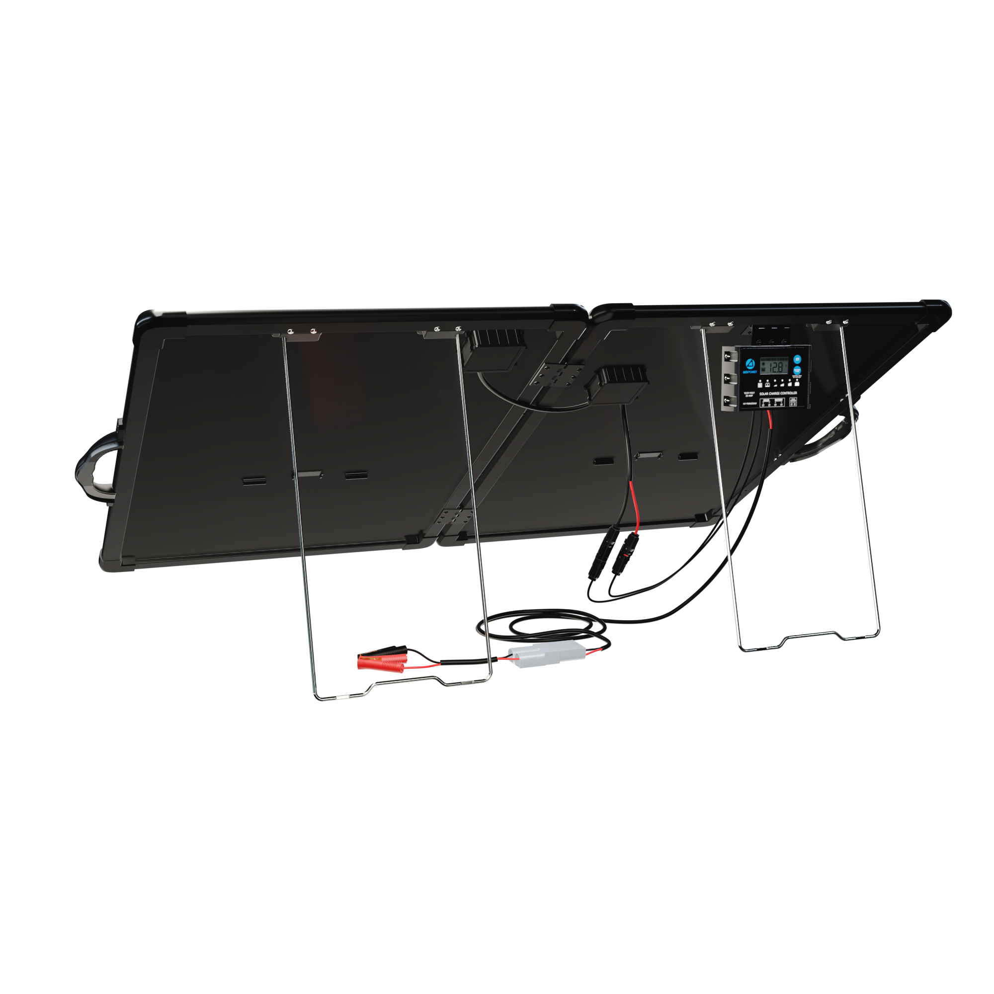 ACOPower Plk 120W Portable Solar Panel Kit, Lightweight Briefcase with 20A Charge Controller-57