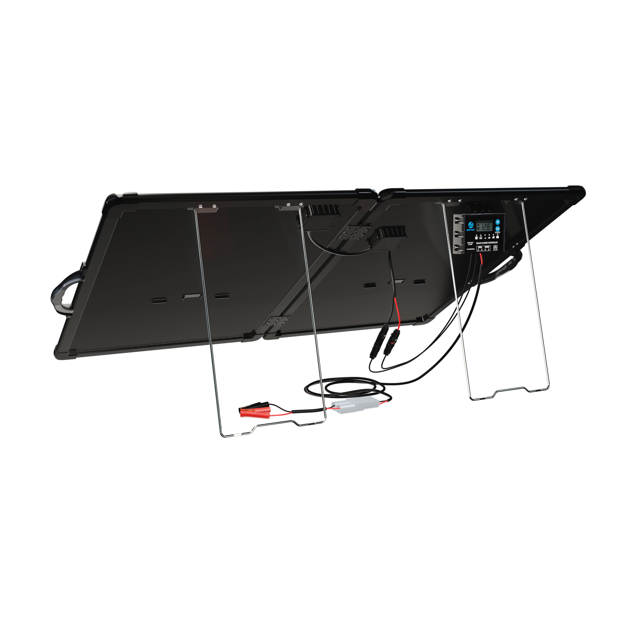 ACOPower Plk 120W Portable Solar Panel Kit, Lightweight Briefcase with 20A Charge Controller-58