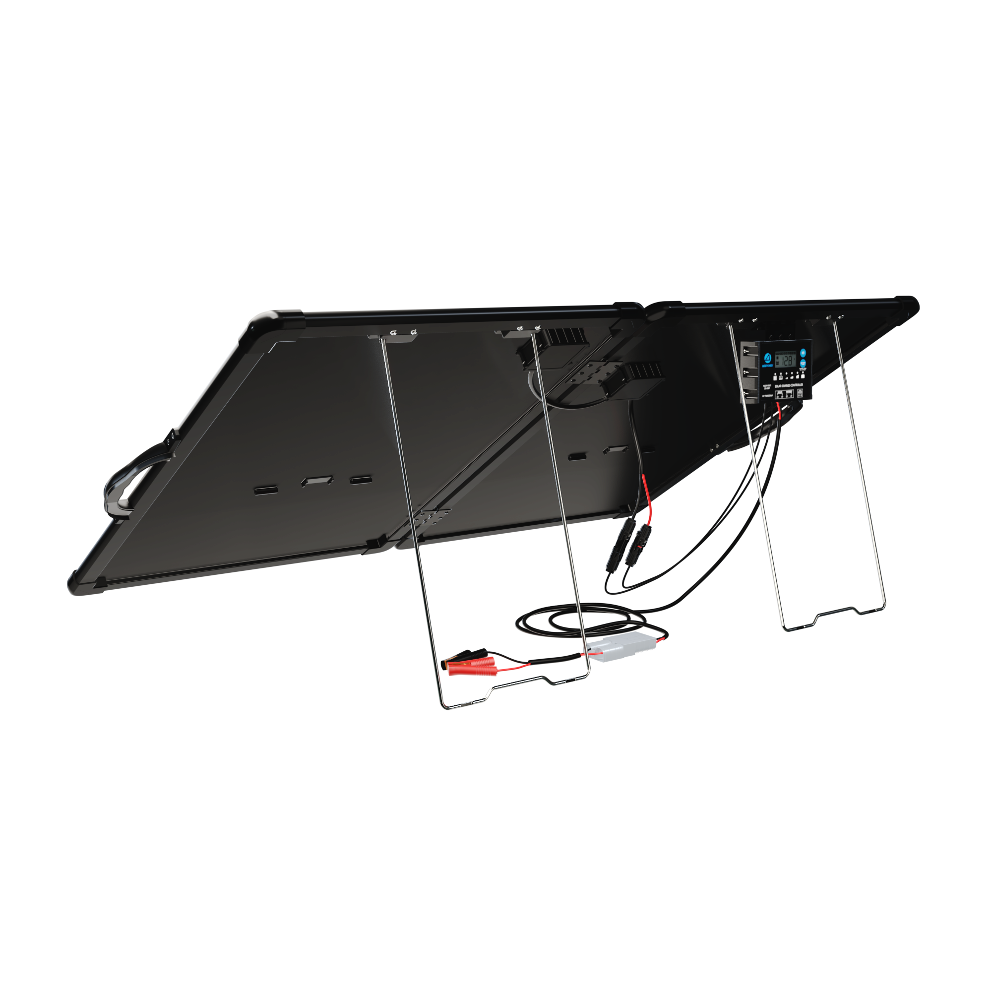ACOPower Plk 120W Portable Solar Panel Kit, Lightweight Briefcase with 20A Charge Controller-60