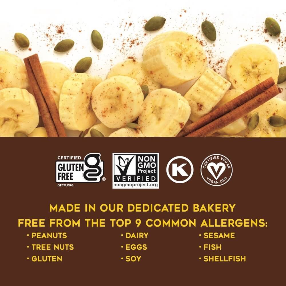 88 Acres Banana Bread Protein Bars ( 9 X 1.9 OZ)