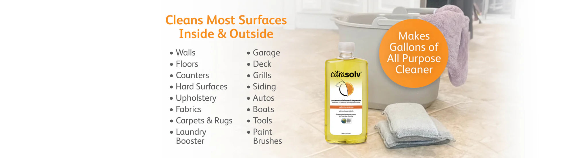 Citra Solv Concentrated Cleaner & Degreaser