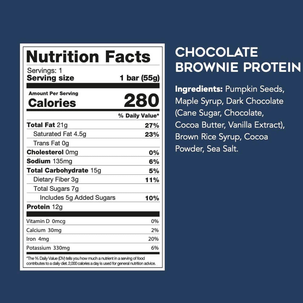 88 Acres Dark Chocolate Brownie Protein Bars