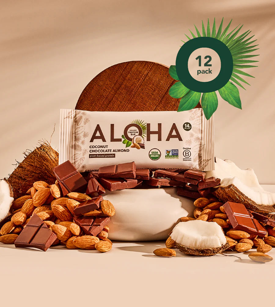 Aloha Coconut Chocolate Almond Protein Bar( 12 X 1.98 OZ )