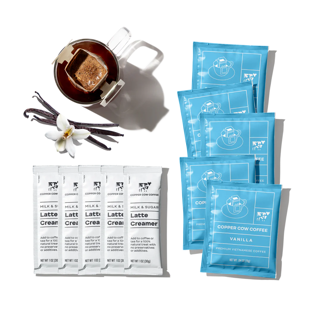 Copper Cow Coffee Vanilla Latte