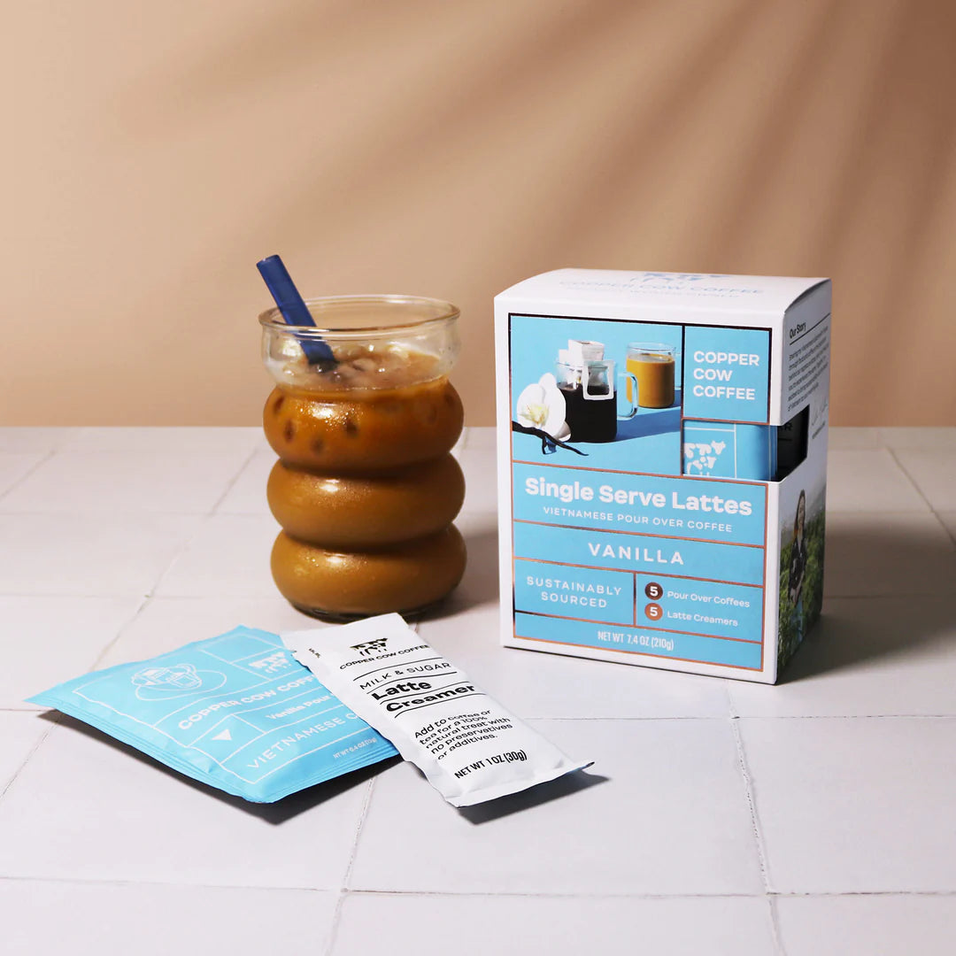 Copper Cow Coffee Vanilla Latte