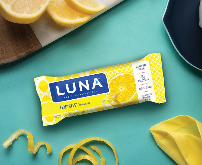 LUNA BAR LEMON ZEST ( 6 X 6 PACK )