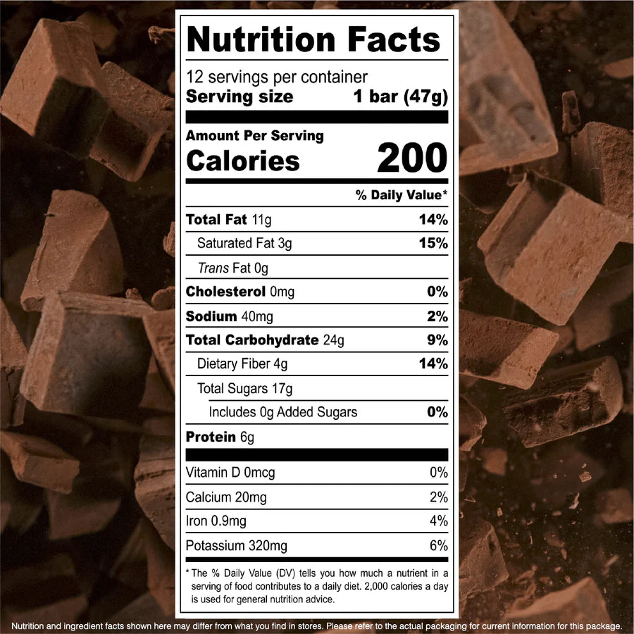 Jonesbar Chocolate Peanut Butter Bars Box of 12