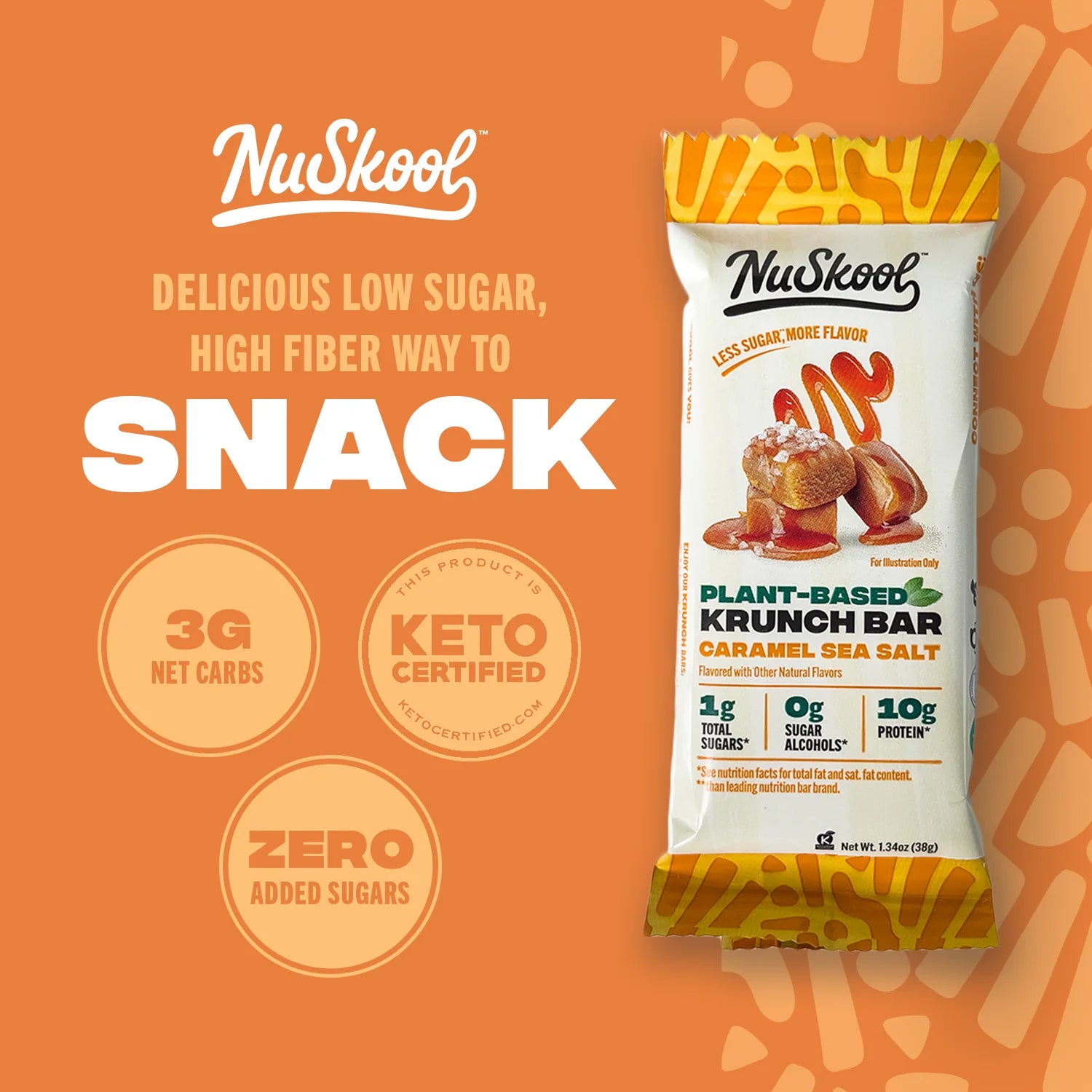 NuSkool Caramel Sea Salt Krunch Bars