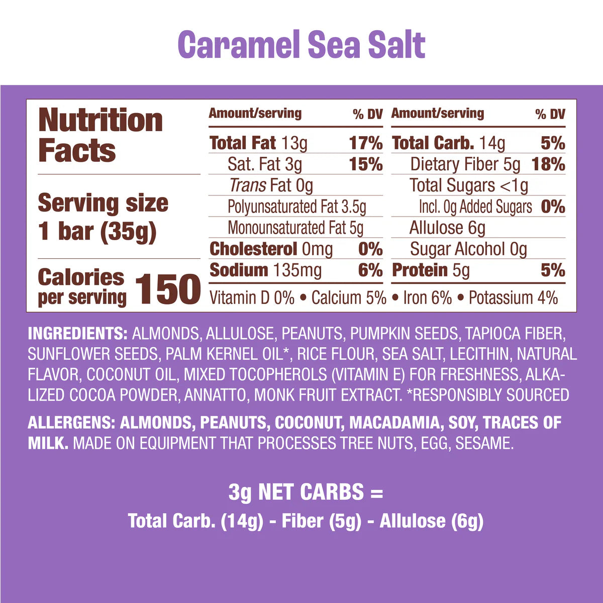 Munk Pack Caramel Sea Salt Nut & Seed( 12 X 1.23 OZ )
