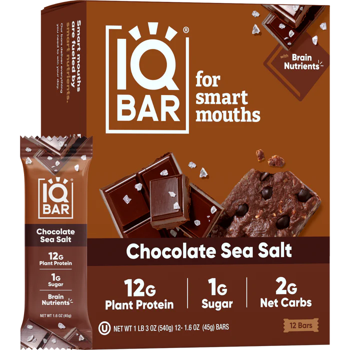 IQbar Chocolate Sea Salt( 12 X 1.6 OZ )