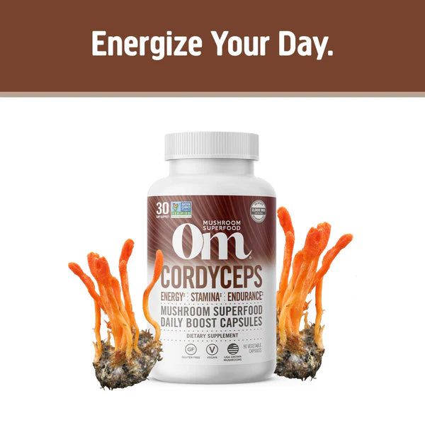 Om Cordyceps Mushroom Capsules, 90 ct
