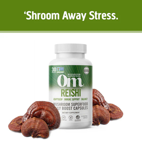 Om Reishi Mushroom Capsules, 90 ct