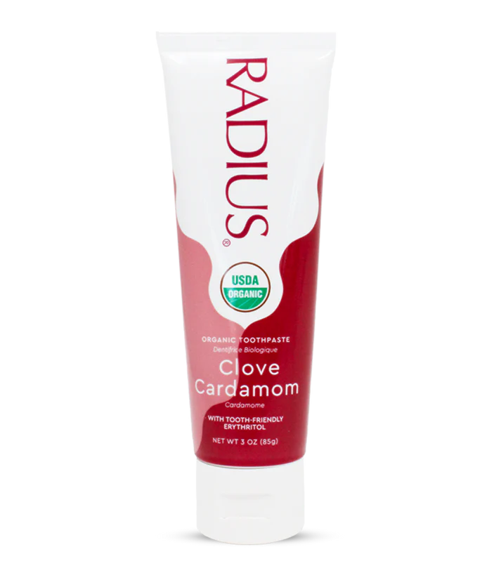 Radius USDA Organic Clove Cardamom Toothpaste 3 OZ