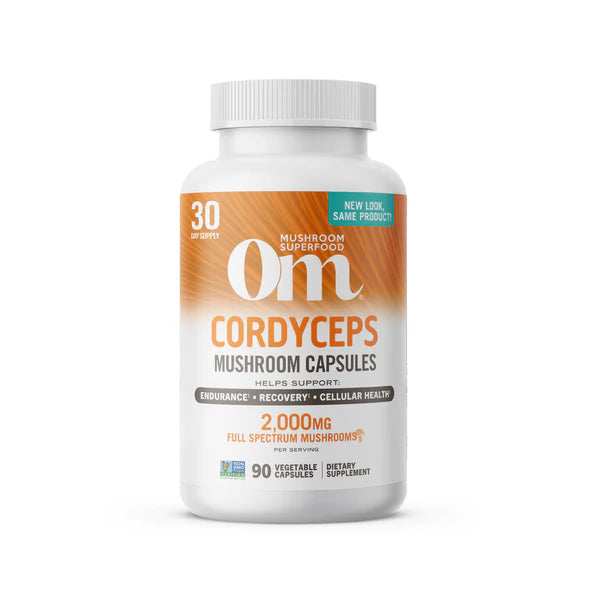 Om Cordyceps Mushroom Capsules, 90 ct