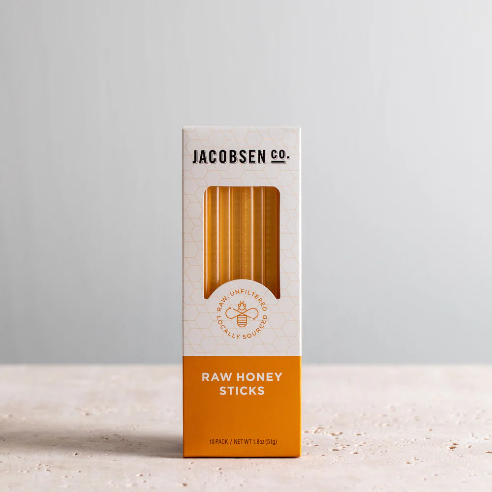 Jacobsen Co. Raw Honey Sticks 10-Pack