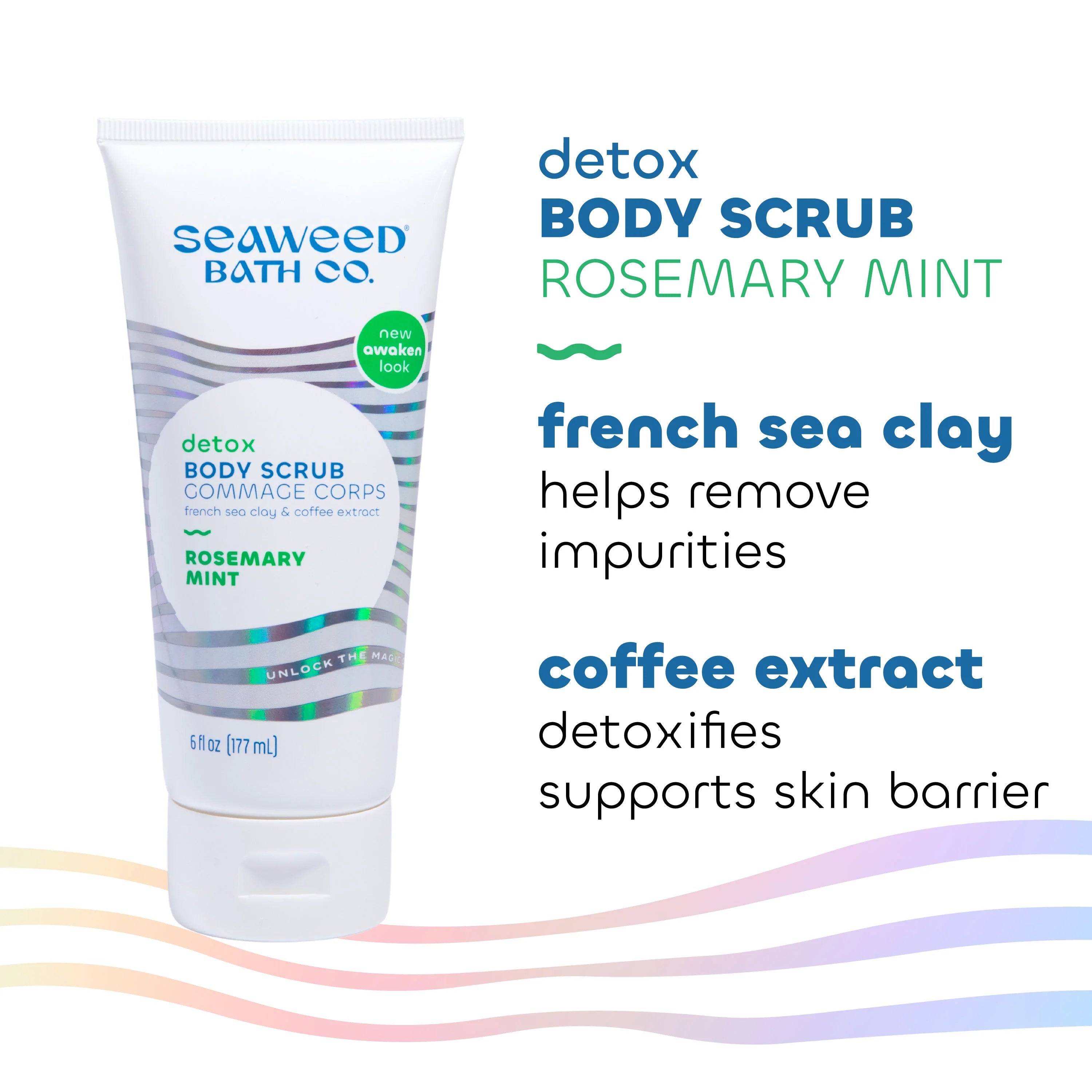 Seaweed Bath Co. Detox Body Scrub - Rosemary Mint
