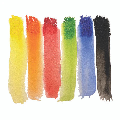 Watercolor Pencils - Jumbo Size - Set of 6 colors