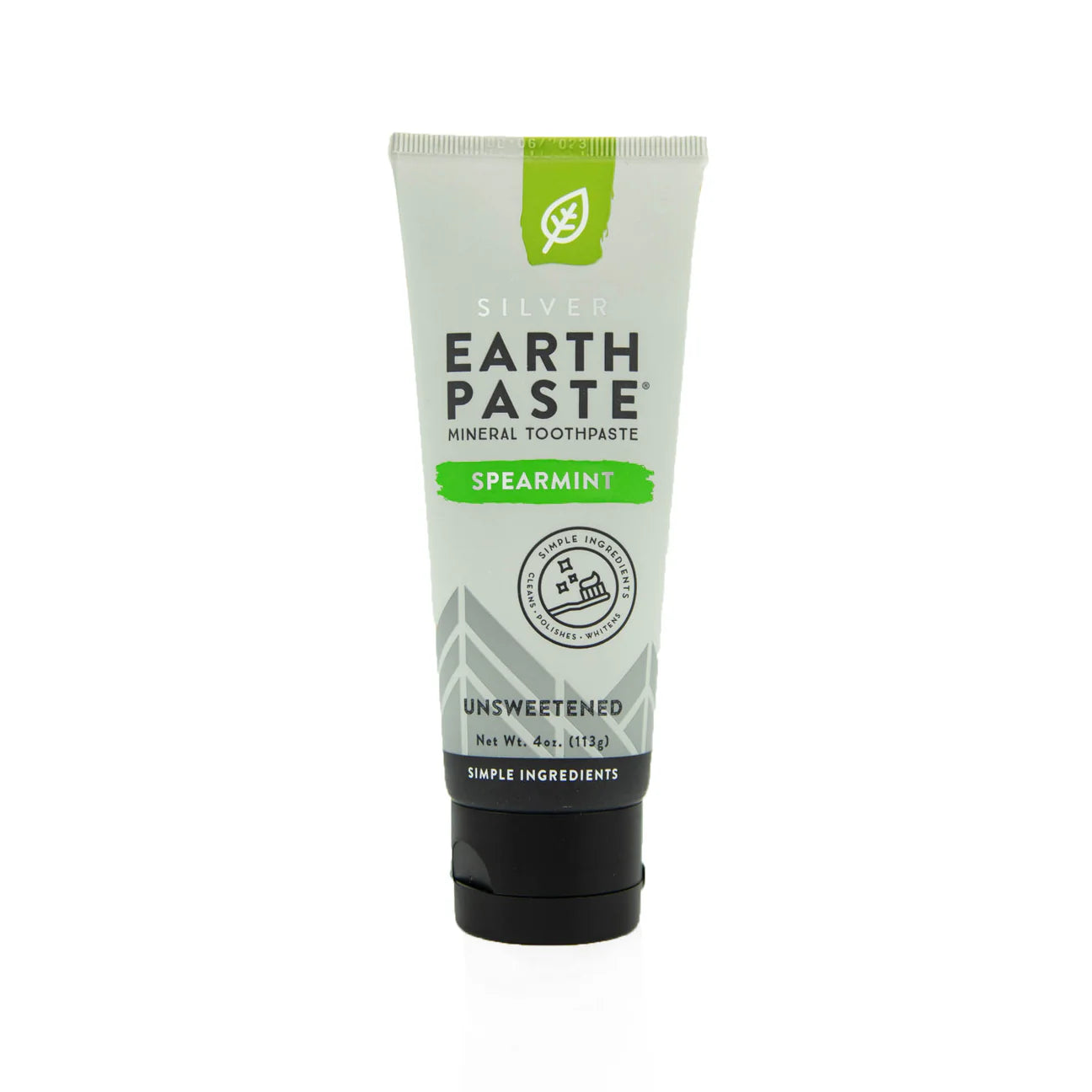 Redmond Earthpaste® with Silver - Unsweetened Spearmint 4oz