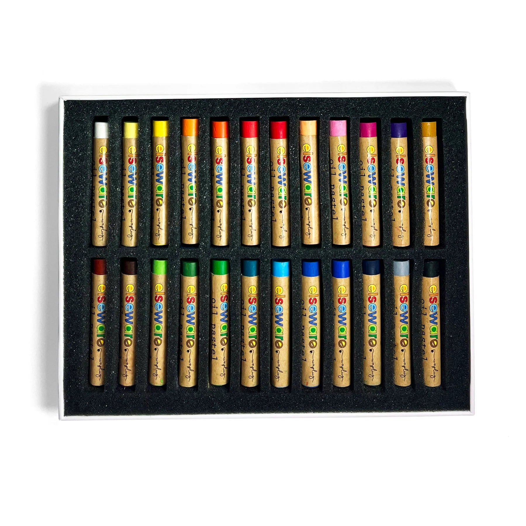 Oil Pastels - Talc-Free - Non-Toxic (24 Sticks)